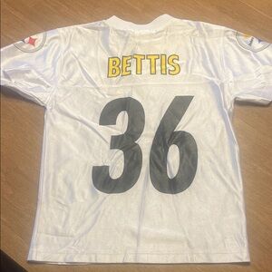 Pittsburgh Steelers Bettis #36 White Game Jersey